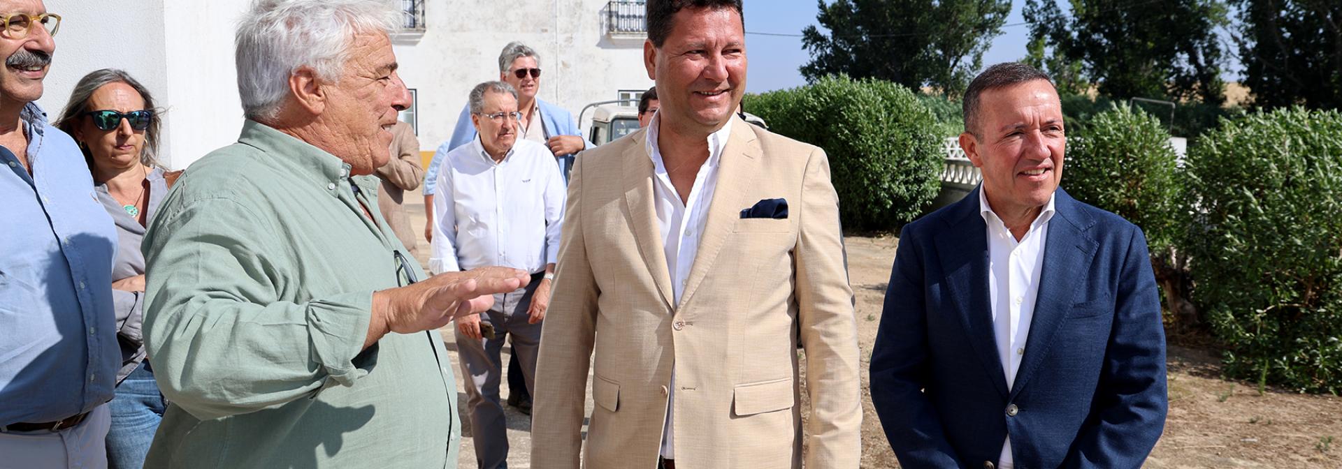 Secretário de Estado da Agricultura, João Moura, visitou o Centro de Experimentação do Baixo Alentejo