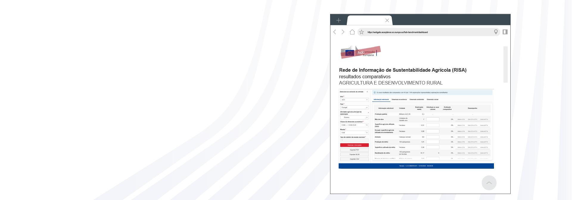 Rede de Informação de Sustentabilidade Agrícola (RISA)