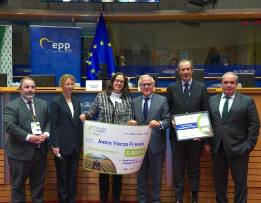 Joana Vacas Freixa, de Alcácer do Sal, distinguida como Melhor Jovem Agricultora da Europa