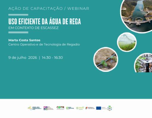 Uso eficiente da água de rega em contexto de escassez