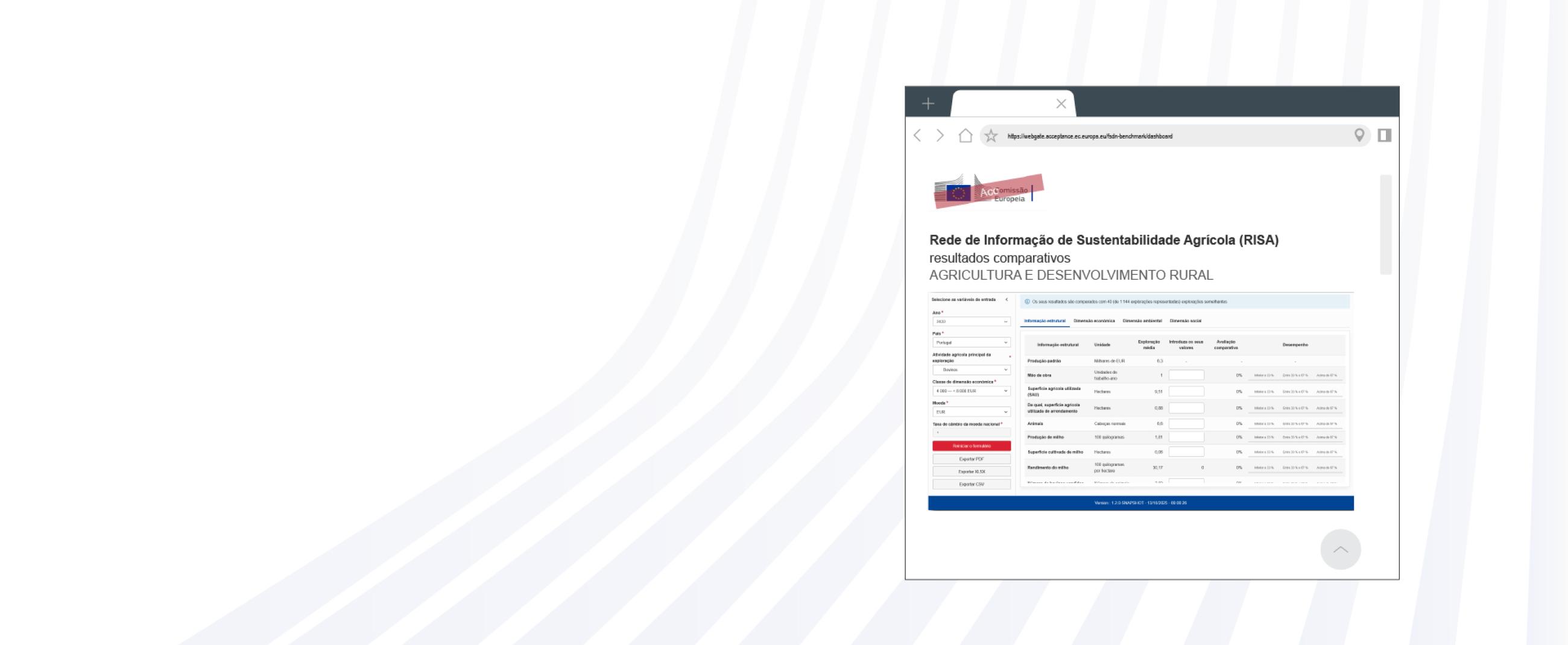 Rede de Informação de Sustentabilidade Agrícola (RISA)