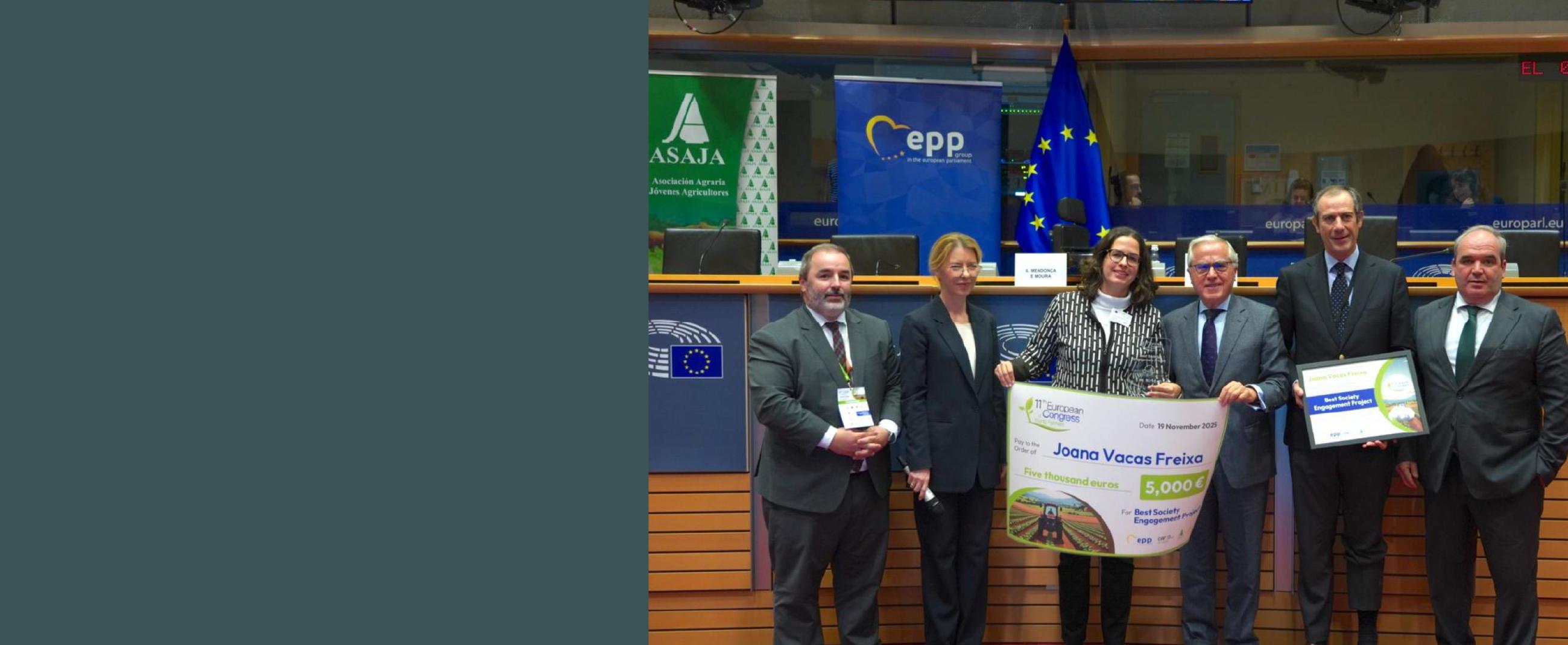 Joana Vacas Freixa, de Alcácer do Sal, distinguida como Melhor Jovem Agricultora da Europa